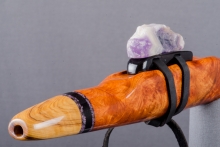 Amboyna Burl Native American Flute, Minor, Mid F#-4, #J15G